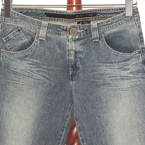 Calvin Klein Boot Cut Stretch Denim Jeans - Picture 3 of 7
